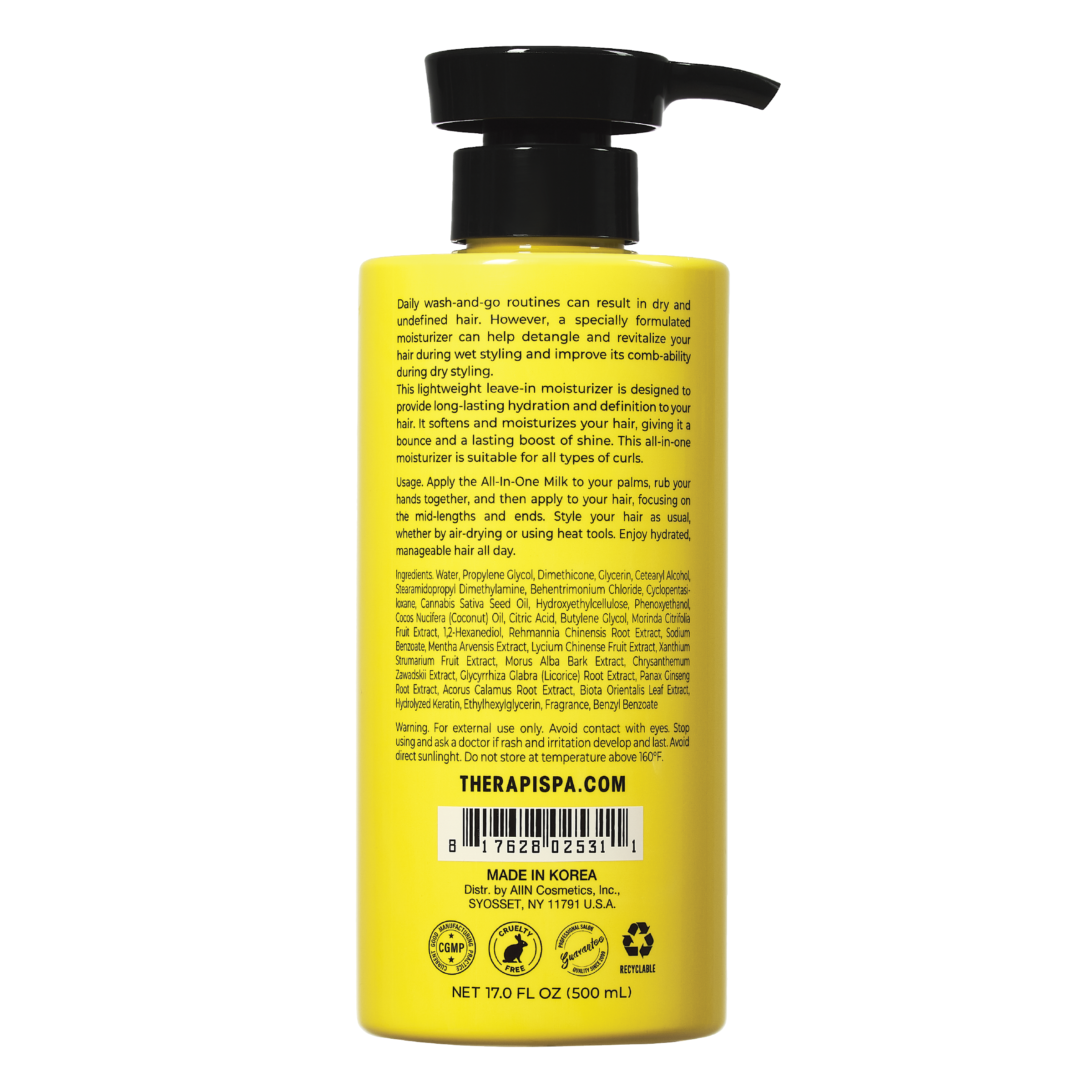 THERAPISPA Curl: Rise Above / All-In-One Milk