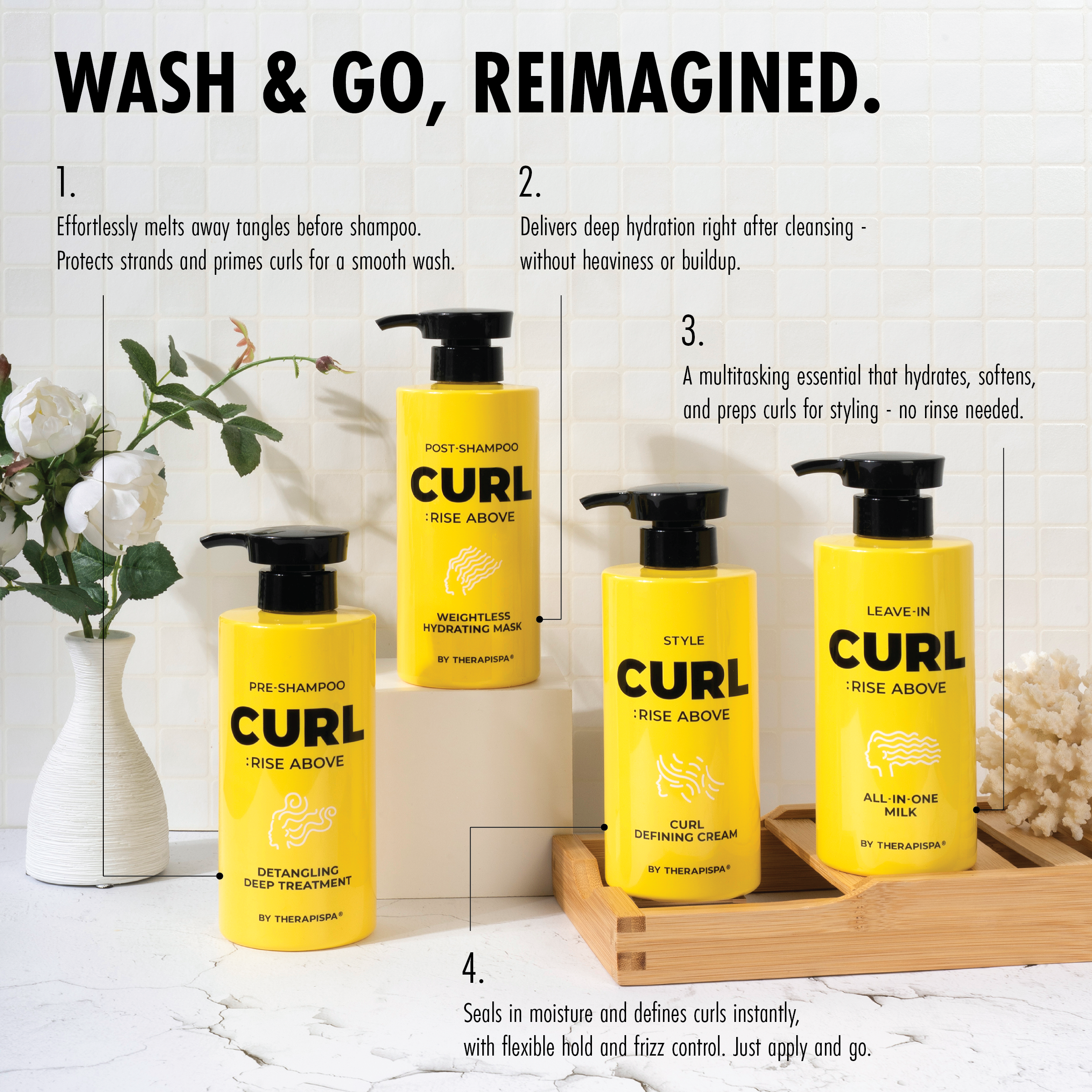 THERAPISPA Curl: Rise Above / Weightless Hydrating Mask