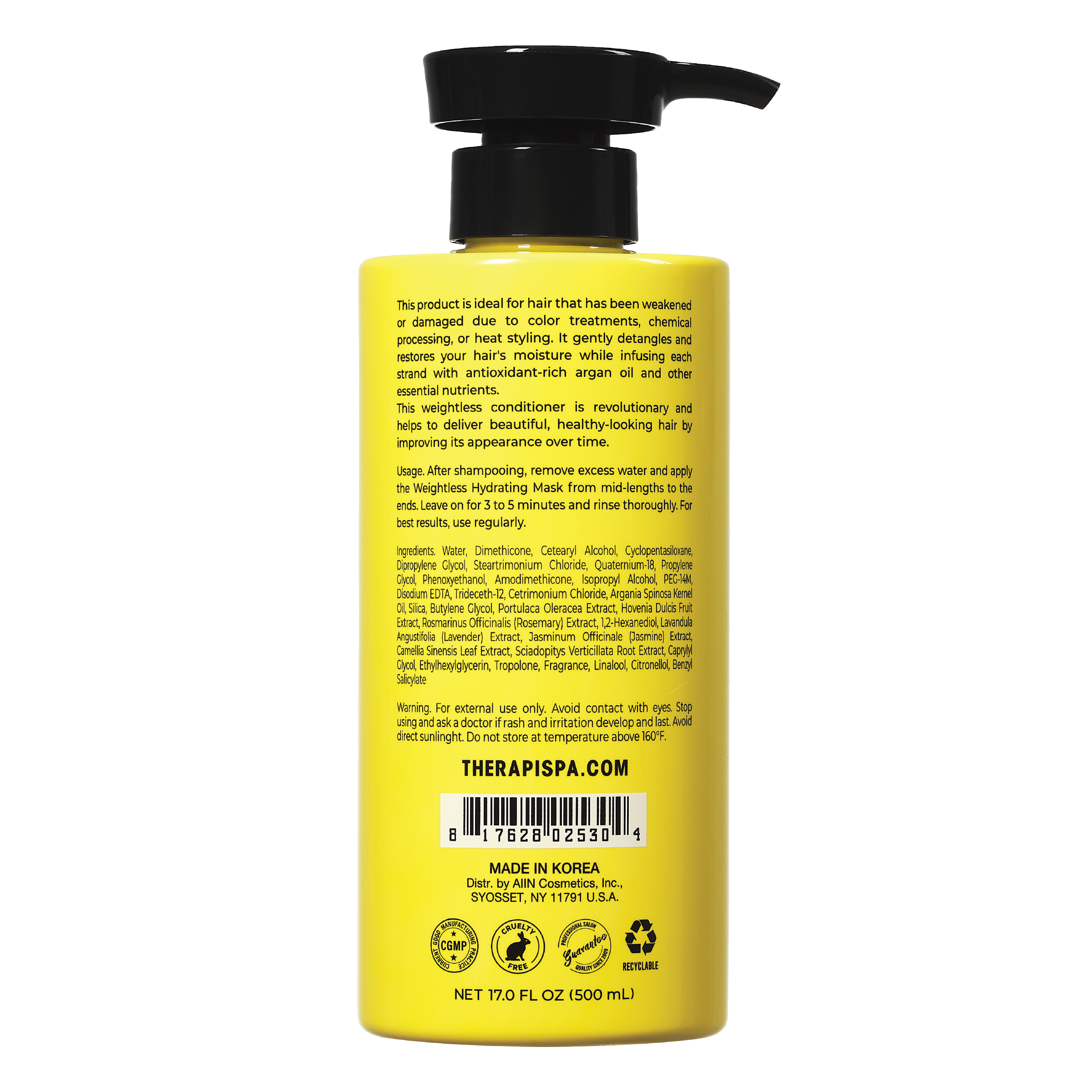 THERAPISPA Curl: Rise Above / Weightless Hydrating Mask